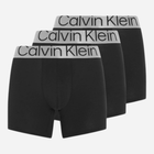 Zestaw majtek męskich typu bokserki bawełnianych Calvin Klein Underwear 000NB3131A-7V1 L 3 szt Czarny (8719855392902)