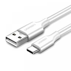 Кабель USB 2.0 AM-Type-C M UGREEN US287 2м 3A 18W Nickel Plating 60123 Белый