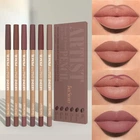 Набір олівців для губ Face Secret Artist Pencil, 6 нюдових відтінків. Стійкі олівці для губ, коричневий