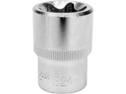 Головка торцевая TORX E24, квадрат 1/2», L= 38 мм. CrV, YATO (YT-05228)