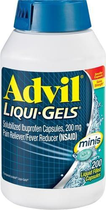 Обезболивающее и жаропонижающее средство Advil Liqui-Gels minis 200 мг 200 капсул