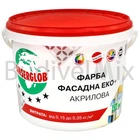 Фарба фасадна Anserglob ЕКО+ акрилова 4,2 кг біла матова