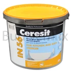 Фарба інтер'єрна Ceresit IN 56 For Kitchen and Bath база А латексна 5 л (7,25 кг) біла шовковисто-матова