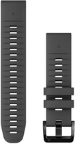 Ремінець Garmin QuickFit Silicone Band 22mm Graphite (010-13280-09)