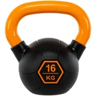 Гиря тренувальна цільна обгумована з пофарбованою ручкою LiveUp Urethane competition kettlebell UAZE5336-16 16кг