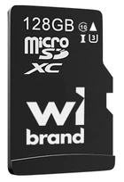 Карта памяти Wibrand 128GB mictoSD class 10 UHS-I U3 (WICDHU3/128GB)