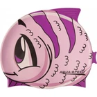 Шапка для плавания ZOO FISH 5528 Aqua Speed 115-fish, розовая рыбка, OSFM