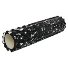 Ролер для занять йогою масажний мфр ролик LivePro Grid Spine Roller 8233 розмір 45х11см Black