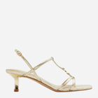Sandały damskie na niskim obcasie ALDO 13740408-711 37 (6.5US) 23.4 cm Złote (58822873517)