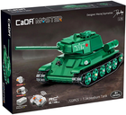 Конструктор Cada Master T-34 Medium Tank RC Зелений 722 елементи (6948061927093)