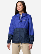 Kurtka wiatrówka damska sportowa z kapturem Columbia Flash Forward II Windbreaker 2116531516 L Niebieski/Granatowy (195982367637)