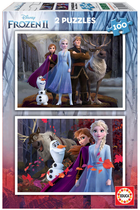 Набір пазлів Educa Borras Disney Frozen 40 x 28 см 2 x 100 деталей (8412668181113)