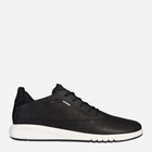 Sneakersy męskie do kostki Geox U927FA00043-C9999 43 28.6 cm Czarne z białym (8058279913387)