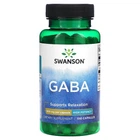 Гамма-аміномасляна кислота Swanson GABA SW 500 мг 100 капсул