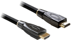 Адаптер Delock High Speed HDMI 1.4 – HDMI 1.4 2 m Black (4043619827374)