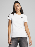 Koszulka damska bawełniana Puma Ess Small No.1 Logo Tee 68237202 L Biała (4067983403484)