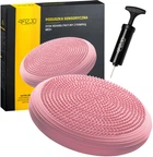 Балансувальна подушка-диск 4FIZJO MED+ 33 см сенсомоторна, масажна Pink (P-5907739313829)