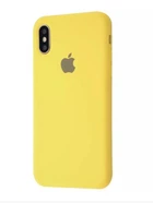 Чехол Premium Silicone Case Full для iPhone X/Xs yellow
