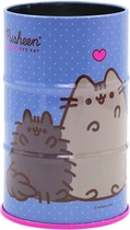 Стакан-подставка бочка YES Pusheen металл Голубая (708377) (5056574447043)