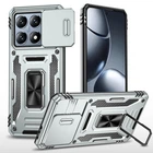 Ударопрочный чехол Camshield Army Ring для Xiaomi 14T Серый / Gray Без бренда