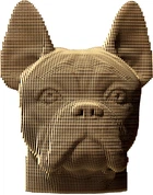 3D пазл-конструктор Cartonic 3D Puzzle Bulldog Бульдог Картонный (CARTMBDG)