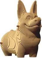 3D пазл-конструктор Cartonic 3D Puzzle Corgi Коргі Картонний (CARTCORG)