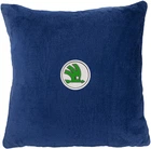 Подушка декоративная Evatech Skoda Синяя с вышивкой 45х45 см (MPCSHLV028)