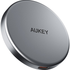 Ładowarka indukcyjna AUKEY MagLink Aura Magnetic Wireless Charger 15W Gray (LC-MC10)