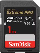 Karta pamięci SanDisk Extreme Pro SDXC 1TB V60 UHS-II (0619659202163)