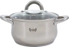 Каструля Krauff Steil зі скляною кришкою 2.5 л 18 см (26-238-074)