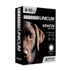 Краплі UNICUM Premium 3мл від бліх та кліщів для собак вагою 4-10 кг