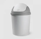 Ведро для мусора с крышкой MVM BIN-10 5L GRAY