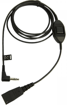 Кабель Jabra QD to 3.5 mm mini-Jack glatt 1.5 m Black (8735-019)