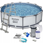 Каркасный бассейн Bestway 56418 Steel Pro Max 366х100 см Объем 9150 лит с фильтр-насосом и лестницей