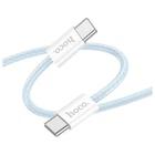 Кабель Hoco X104 Source 60W charging data cable Type-C to Type-C(L=2M) Blue