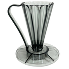 Пуровер Cafec Deep 27 Tritan Flower Dripper Clear Black Store