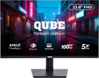 Монитор 23.8" QUBE B24F100PLUS-IPS FHD IPS 100Hz 2ms VGA DP HDMI speaker (B24F100PLUS-IPS)
