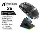 Ігрова бездротова миша Attack Shark X6 Black