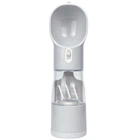 Пляшка-поїлка для тварин Semi Pets Feeder 255 мл + 200 мл 2 відділення, White з пакетами та лопаткою