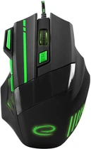 Мышь Esperanza MX201 Wolf USB Black/Green (EGM201G)