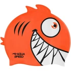 Шапка для плавания ZOO Pirana 9702 Aqua Speed 246-75 пиранья, оранжевый, OSFM