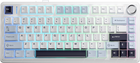 Клавіатура бездротова AULA F75 Gasket Reaper Hot-Swap PBT 2.4G Wireless/BT/USB White (6948391209241)