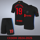 Дитяча футбольна форма Nike Lamine Yamal №19 2024-2025, розмір 28 (зріст 150–160 см), чорна