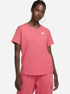 Футболка бавовняна жіноча Nike Sportswear Club Essentials DX7902-629 XS Рожева (197596084016)