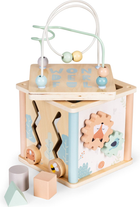 Drewniany sorter EcoToys kostka edukacyjna (5903769977451)