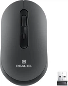 Мышь REAL-EL RM-470W Wireless/Bluetooth Black (EL123200049)
