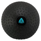 Слембол м'яч набивний для кросфіту та фітнесу Slam Ball LiveUp LP8105-12 12кг (PVC, мінеральний наповнювач, d-28см, чорний)