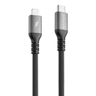 Кабель Proove CCRS60002121 ReGen Silicone 27W для заряджання Apple та передачі даних 200 см Black