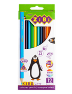 Олівці кольорові 12кол. ZiBi 2414 KIDS Line, /ZB.2414/
