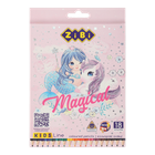 Олівці кольорові 18кол. ZiBi 2449 KIDS Line МАГІЯ тригранні, супер м'які, /ZB.2449/